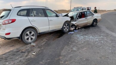 لە دوو رووداوی هاتووچۆدا هەشت كەس برینداربوون