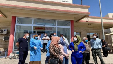 خۆراک لە نەخۆشخانەکانی گەرمیان نەماوە