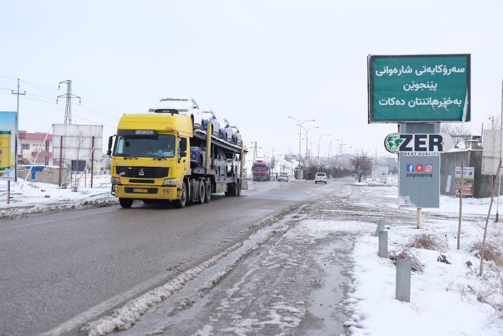 شەقامی ناو بازاڕەکەی پێنجوێن بەپێی کەشوهەوا نۆژەندەکرێتەوە