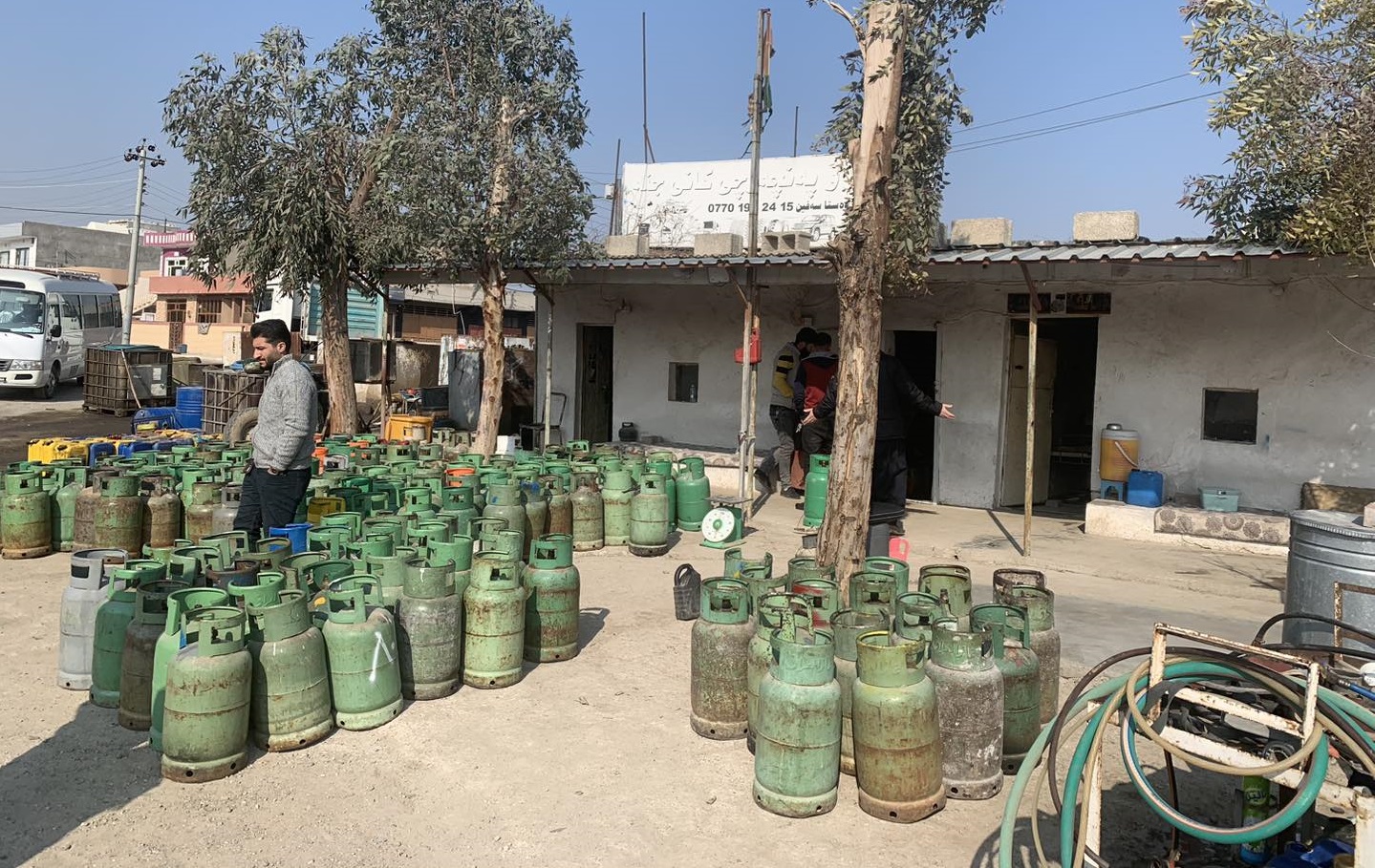 غازفرۆشێک لە سلێمانی بۆتڵی نیوەی بە نرخی پڕ فرۆشتووە