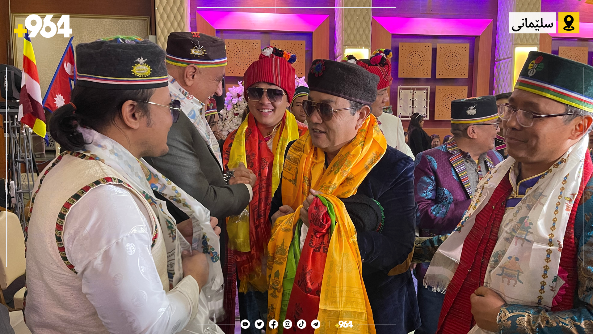 کرێکارە نیپاڵیەکان لە سلێمانی جەژنیان کرد