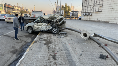 رووداوێكی هاتوچۆ لەسەر شەقامی 100 مەتری هەولێر روویدا