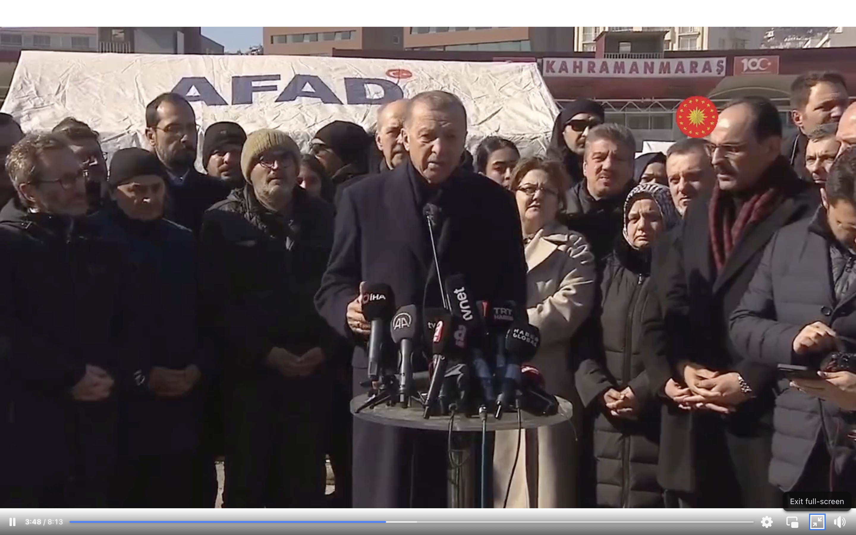 ئەردۆغان: شەش هەزار باڵەخانە رووخاون