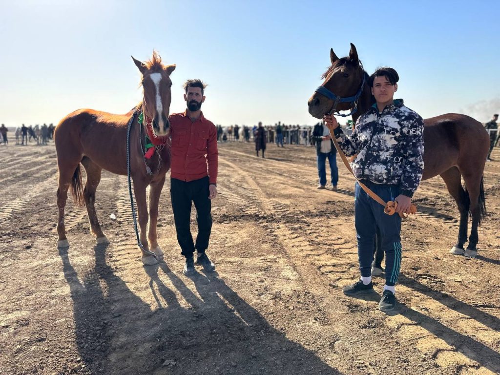 ئەسپسوارانی کوردستان و عێراق لە دیوانییە خۆیان بۆ جیهان ئامادە دەکەن