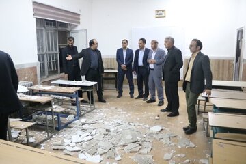 ئەو دوو قوتابیەی بنمیچی پۆل رووخا بەسەریاندا نەخۆشخانەیان جێهێشت