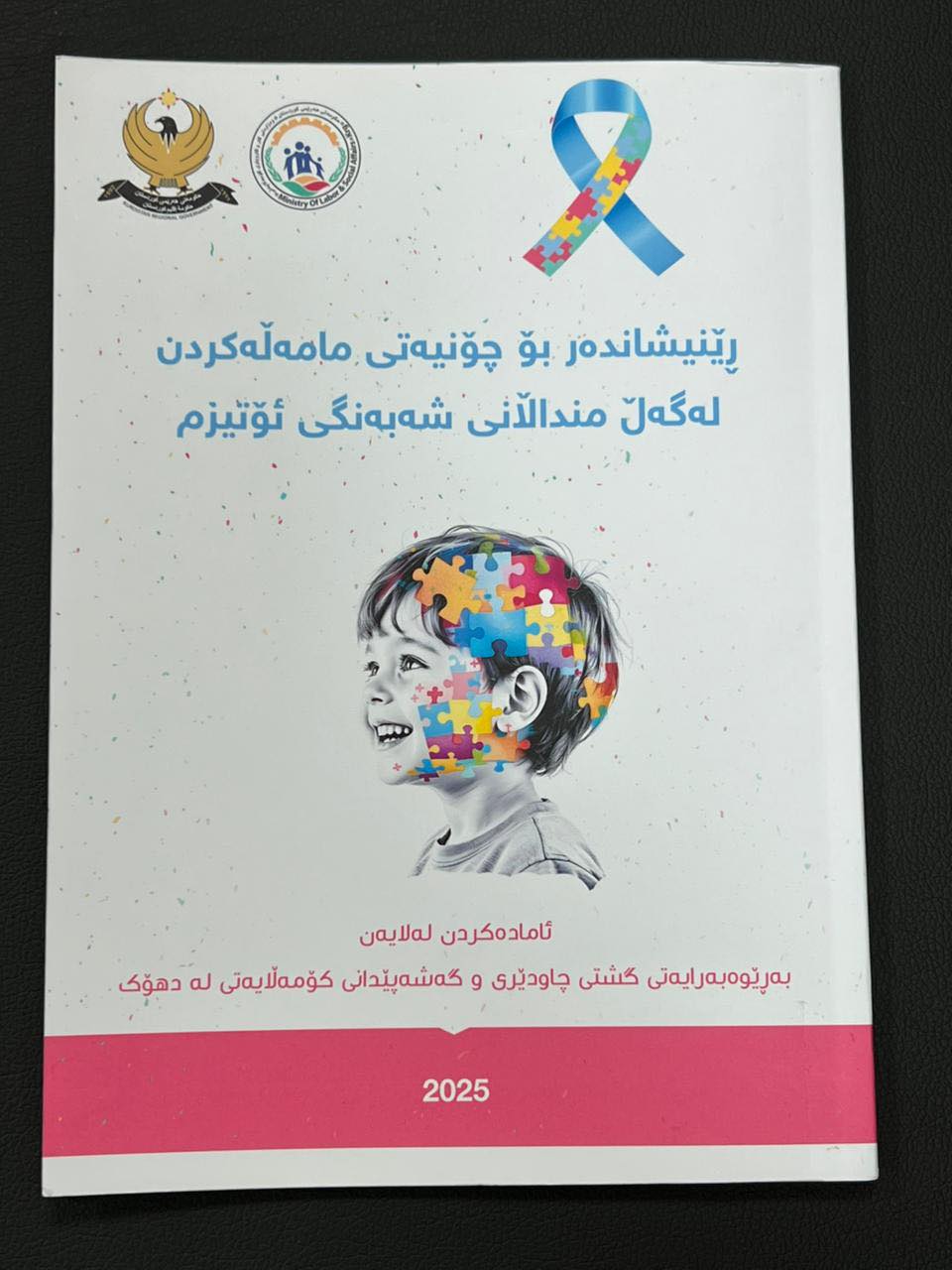 چاپكردنی رێنیشاندەرێك بۆ چۆنیەتی مامەڵەکردن لەگەڵ منداڵانی شەبەنگی ئۆتیزم