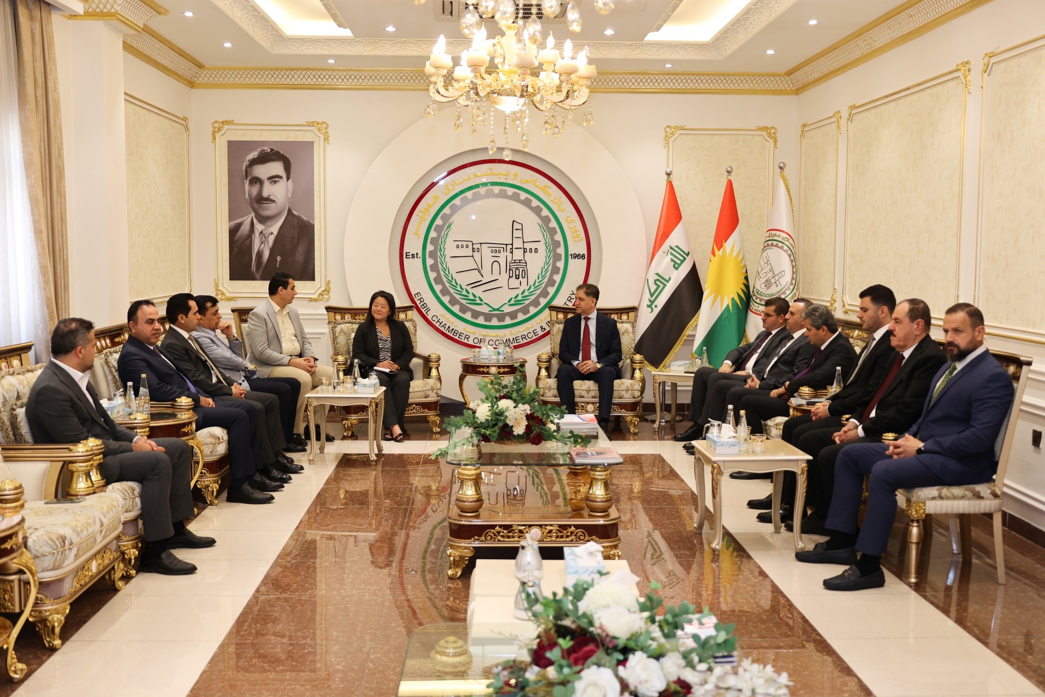 شاندێكی بازرگان و كۆمپانیاكانی ئەمریكا سەردانی هەولێر دەكەن