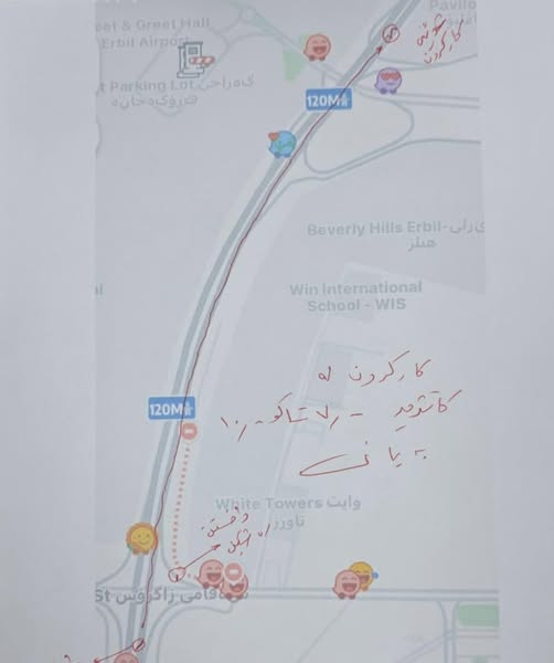 سبەینێ؛ بۆ ماوەى 3 کاتژمێر بەشێکى سایدى ناوەوەى شەقامى 120 مەترى دادەخرێت