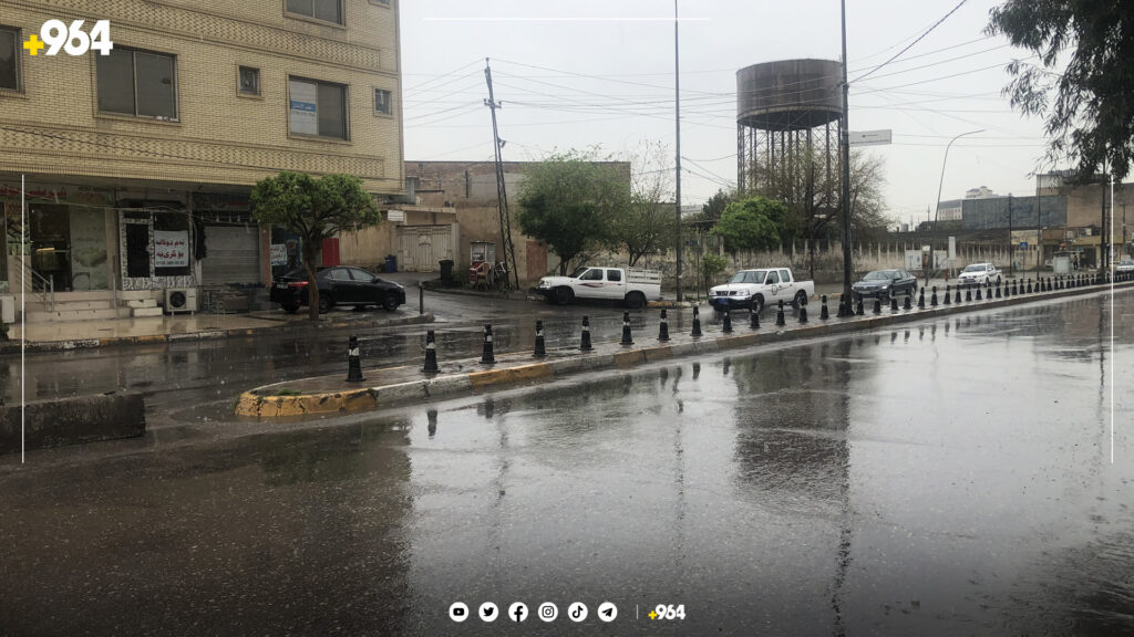 لە کەرکوک زۆرترین و لە بامەڕنێ و حاجی ئۆمەرای کەمترین باران باریوە