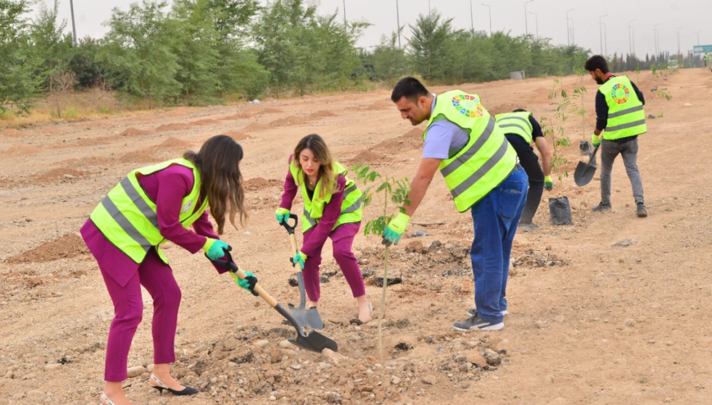 لە چوارچێوەی هەڵمەتێکدا 10 هەزار دار لە هەولێر دەچێندرێت