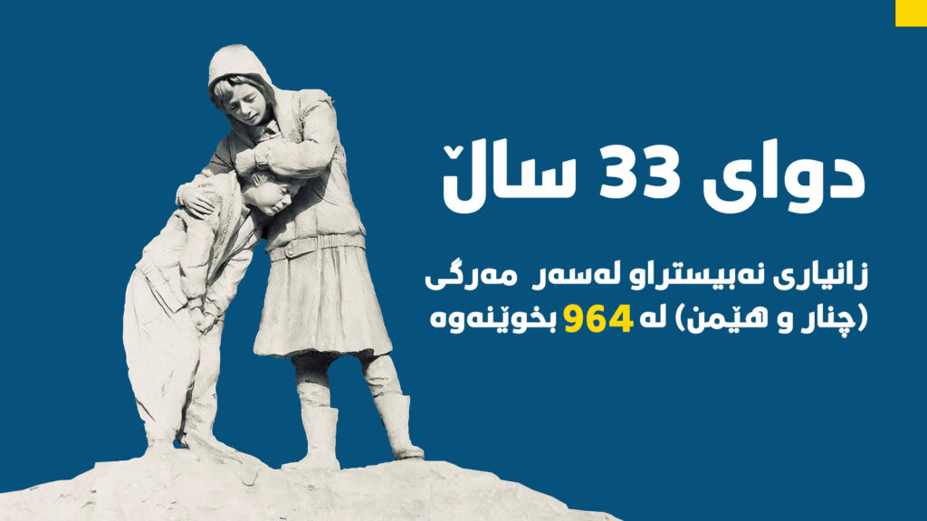 964 زانیاری نه‌بیستراو له‌سه‌ر (چنار و هێمن)ـه‌وه‌ ئاشكرا ده‌كات