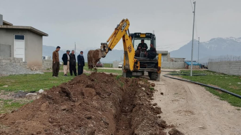 گوندی خەندەکە لە ناحیەی ژاراوە گرفتی کەمی ئاویان نەما