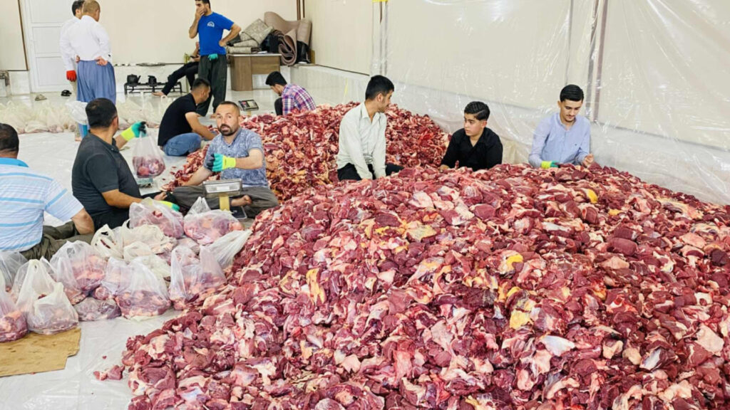 کەمپین بۆ گەیاندنی گۆشتی قوربانی بە ژینگەپارێزەکان راگەیەندرا