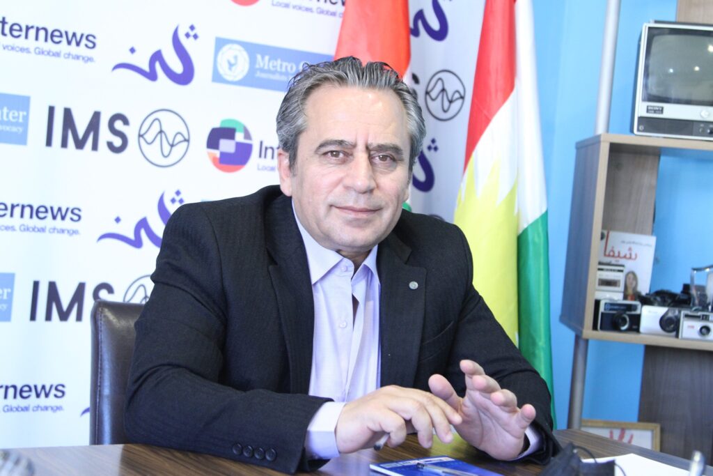 "ئەمڕۆ هەواڵى ناخۆشم لەبارەى رۆژنامەنووسانەوە پێگەیشتووە"