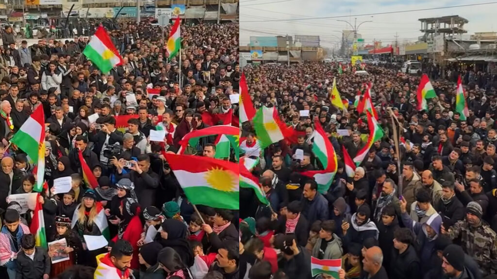 ئەمڕۆ لە قەڵادزێ گەورەترین خۆپیشاندان بۆ رۆژئاوا سازدەکات