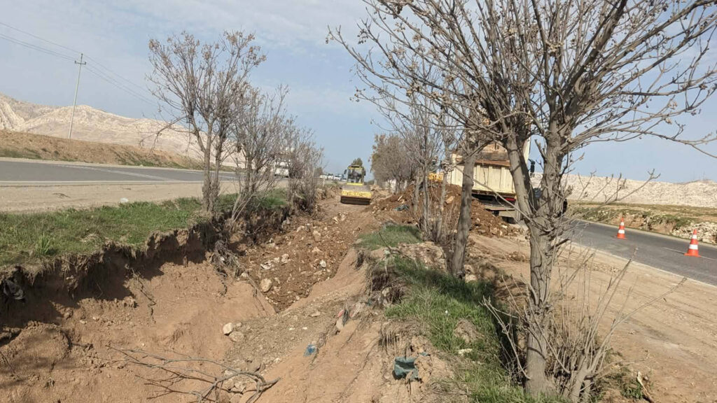 چارەسەری دەیان داری رێگای تەکیە بۆ چەمچەماڵ دەکرێت کە بەهۆی لافاوەکەوە مەترسیان لەسەربوو
