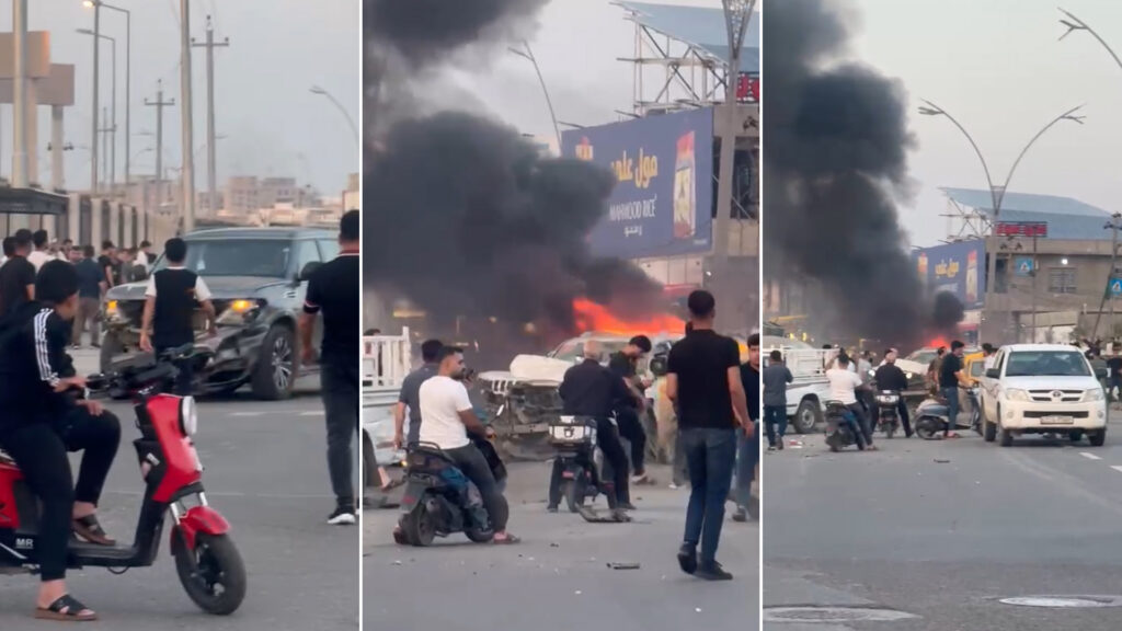 لە کەرکوک سایلۆیەکی چیمەنتۆ نزیکەی 15 ئۆتۆمبێلێ وێران کرد
