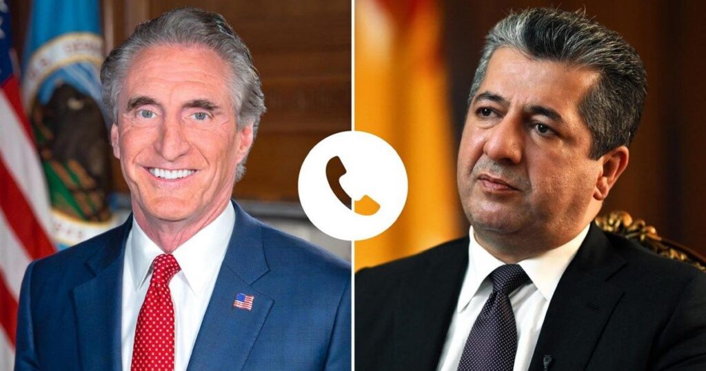 سه‌رۆكی حكومه‌ت داوای پاراستنی كوردستان له‌ ئه‌مریكا ده‌كات