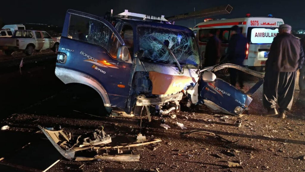 لە سلێمانی سێ ئۆتۆمبێل پێکیاندادا و شۆفێرێک گیانی لەدەستدا