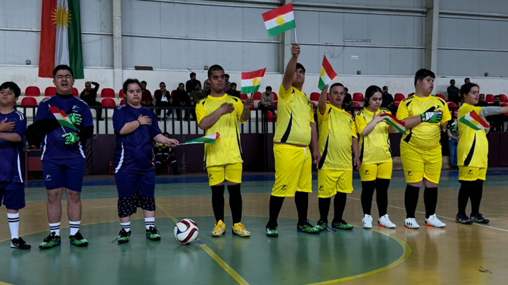 منداڵانی داون سیندرۆم یەکتريان گۆڵباران کرد