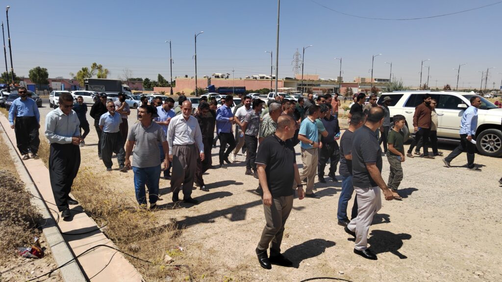 بەشدارانی یەکەیەکی نیشتەجێبوون لە کەلار گردبوونەوە