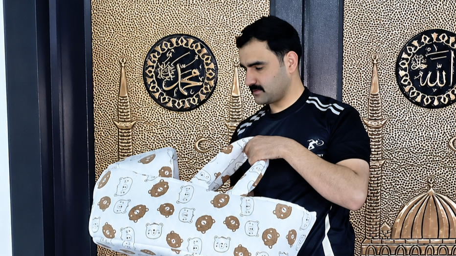 منداڵێکی ساوا لە بەردەم مزگەوتی بەردەڕەش دۆزرایەوە