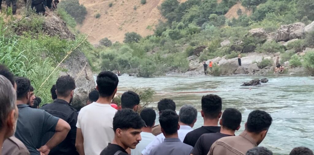 گەڕان بەدوای ئەو گەنجەی لە ناوچەی سازان ئاو بردی بەردەوامە