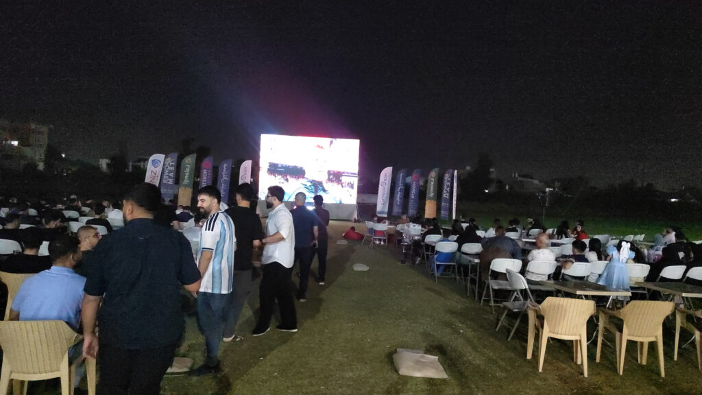 لە کەلار فێستیڤاڵی شێروانە شوێنی خێزانەکانی بۆ سەیرکردنی مۆندیال دابینکردووە